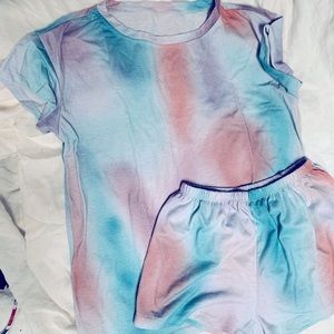 Pastel Tye Dye Pijama Set